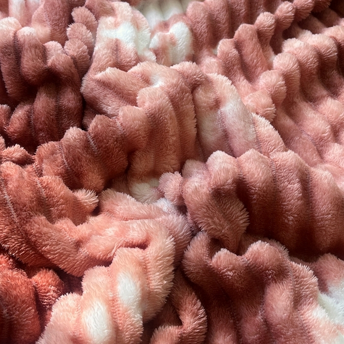 91家纺网 家纺一手货源 找家纺 璐维斯家纺 2025款双层加厚毛毯羊羔绒牛奶绒保暖毯子盖毯午睡法莱绒多功能毯子跨境外贸直播电商专供礼品绒毯 肉桂红