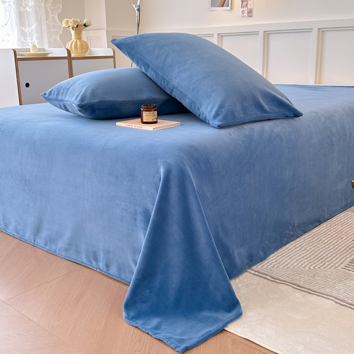 91家纺网 家纺一手货源 找家纺 （总）简宜家居（朝初家纺） 2025新款200克牛奶绒A版床单