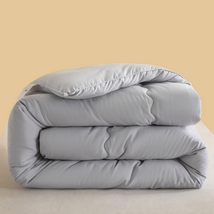 91家纺网 家纺一手货源 找家纺 慕尚家纺 2025新款大豆纤维被被子被芯 大豆纤维被灰