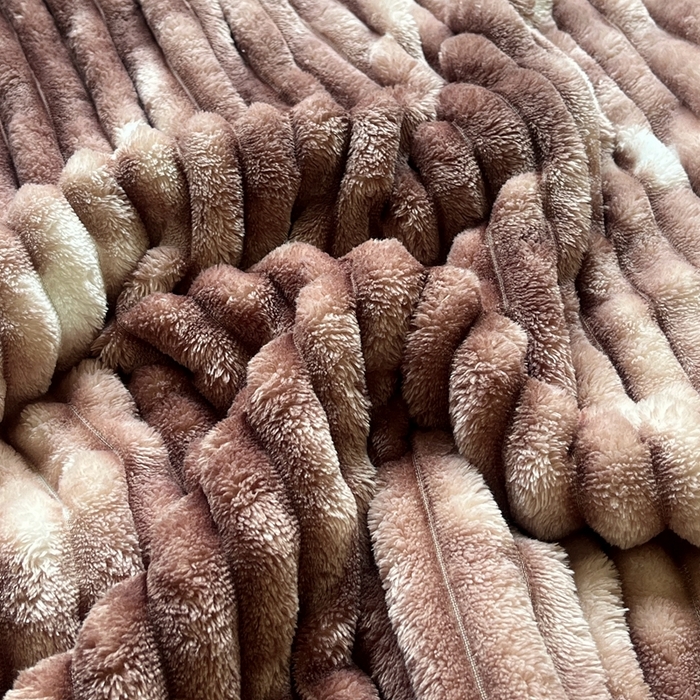 91家纺网 家纺一手货源 找家纺 璐维斯家纺 2025款双层加厚毛毯羊羔绒牛奶绒保暖毯子盖毯午睡法莱绒多功能毯子跨境外贸直播电商专供礼品绒毯 清新绿