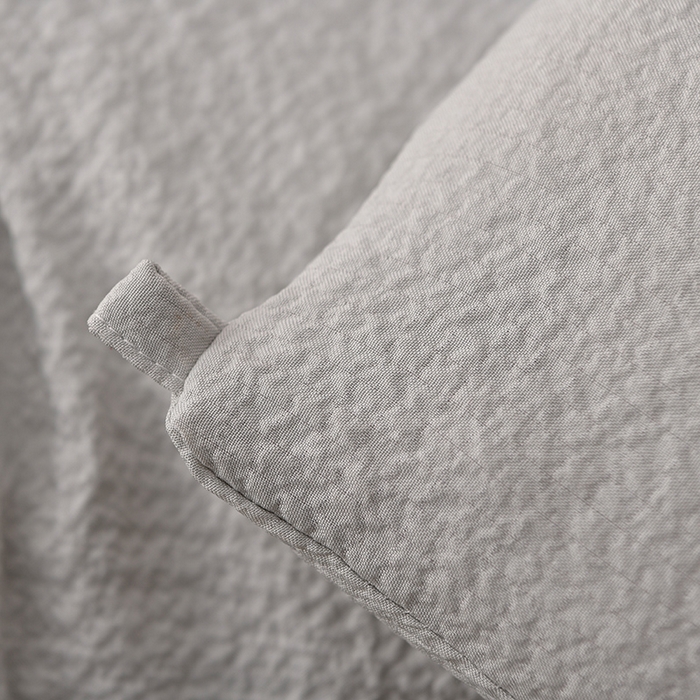 91家纺网 家纺一手货源 找家纺 富威堡家纺 2025新款A类泡泡纱新疆棉花被 浅云灰