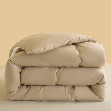 慕尚家纺 2025新款大豆纤维被被子被芯 大豆纤维被卡其