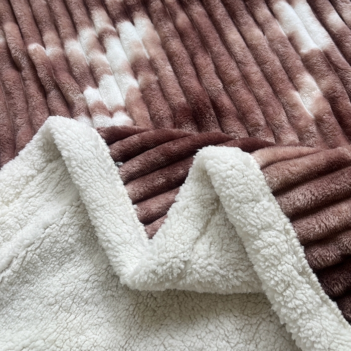 91家纺网 家纺一手货源 找家纺 璐维斯家纺 2025款双层加厚毛毯羊羔绒牛奶绒保暖毯子盖毯午睡法莱绒多功能毯子跨境外贸直播电商专供礼品绒毯 清新绿