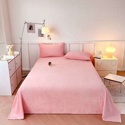 91家纺网 家纺一手货源 找家纺 （总）简宜家居（朝初家纺） 2025新款200克牛奶绒A版床单