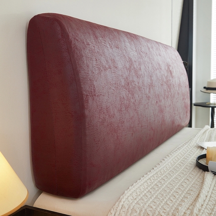 共鸣沙发套 2024新款纳米科技布系列床头罩 科技布-酒红