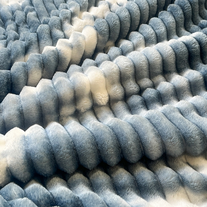 91家纺网 家纺一手货源 找家纺 璐维斯家纺 2025款双层加厚毛毯羊羔绒牛奶绒保暖毯子盖毯午睡法莱绒多功能毯子跨境外贸直播电商专供礼品绒毯 雾霾蓝