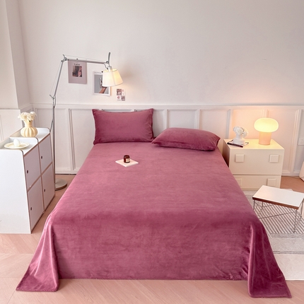 91家纺网 家纺一手货源 找家纺 （总）简宜家居（朝初家纺） 2025新款200克牛奶绒A版床单