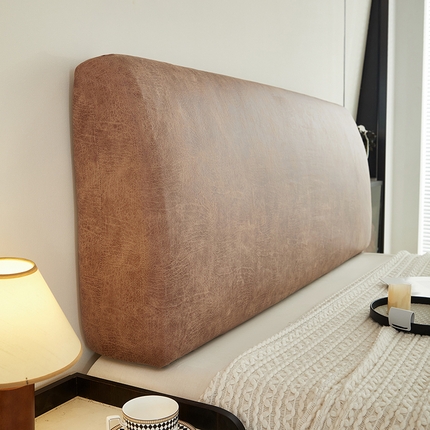 共鸣沙发套 2024新款纳米科技布系列床头罩 科技布-棕黄