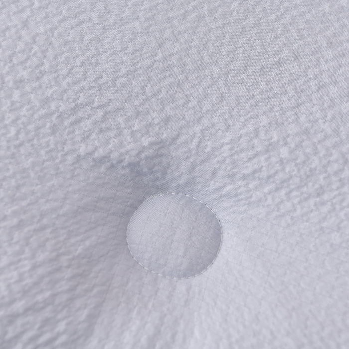 91家纺网 家纺一手货源 找家纺 富威堡家纺 2025新款A类泡泡纱新疆棉花被 淡银