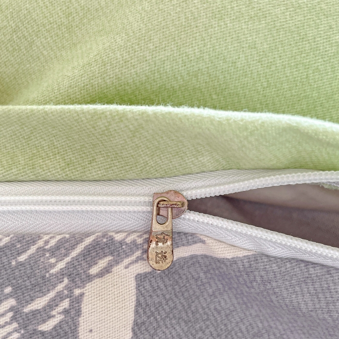 91家纺网 家纺一手货源 找家纺 暖芯优选 2025新款直播爆款加厚全棉磨毛四件套喷气印花纯棉（一字绣工艺款）学生三件套10月上新 香榭