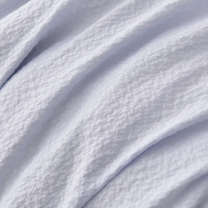 91家纺网 家纺一手货源 找家纺 富威堡家纺 2025新款A类泡泡纱新疆棉花被 淡银