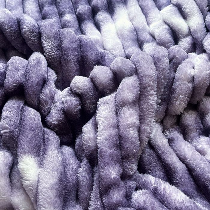 91家纺网 家纺一手货源 找家纺 璐维斯家纺 2025款双层加厚毛毯羊羔绒牛奶绒保暖毯子盖毯午睡法莱绒多功能毯子跨境外贸直播电商专供礼品绒毯 葡萄紫