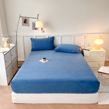 91家纺网 家纺一手货源 找家纺 （总）简宜家居（朝初家纺） 2025新款200克牛奶绒A版床笠