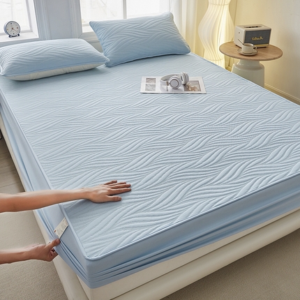 91家纺网 家纺一手货源 找家纺 （总）盛眠 2025新款水洗棉夹棉床笠