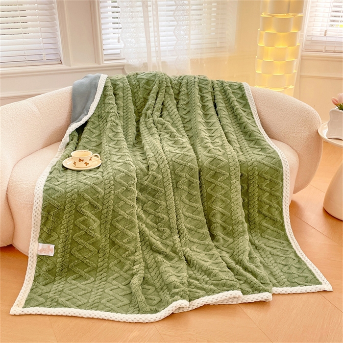 91家纺网 家纺一手货源 找家纺 （总）梦舒羽 2025新款220克塔芙绒被套两用牛奶绒毛毯