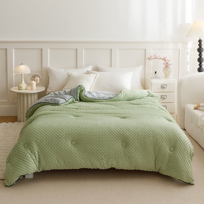 91家纺网 家纺一手货源 找家纺 （总）凉百百 2024新款豆豆绒被芯系列