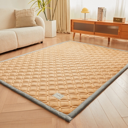 91家纺网 家纺一手货源 找家纺 （总）爱思凯家纺 2025新款【爬爬垫-地垫-脚垫-床边地毯-防滑垫-床褥-床垫保护垫】-宝宝绒-法芙地垫