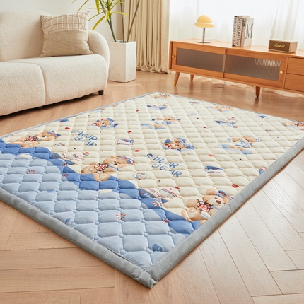 91家纺网 家纺一手货源 找家纺 （总）爱思凯家纺 2025新款【爬爬垫-地垫-脚垫-床边地毯-防滑垫-床褥-床垫保护垫】-宝宝绒-法芙地垫