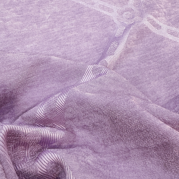 91家纺网 家纺一手货源 找家纺 太阳树家纺 2025新款A类雪尼尔提花绒床笠 炫彩-紫