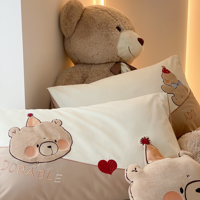 91家纺网 家纺一手货源 找家纺 （总）朗莎家纺 2024新款卡通系列磨毛五件套