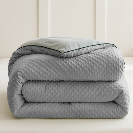 凉百百 2024新款豆豆绒被芯系列 灰