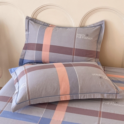 91家纺网 家纺一手货源 找家纺 （总）铭成 2024新款全棉生态喷气加厚磨毛单品枕套