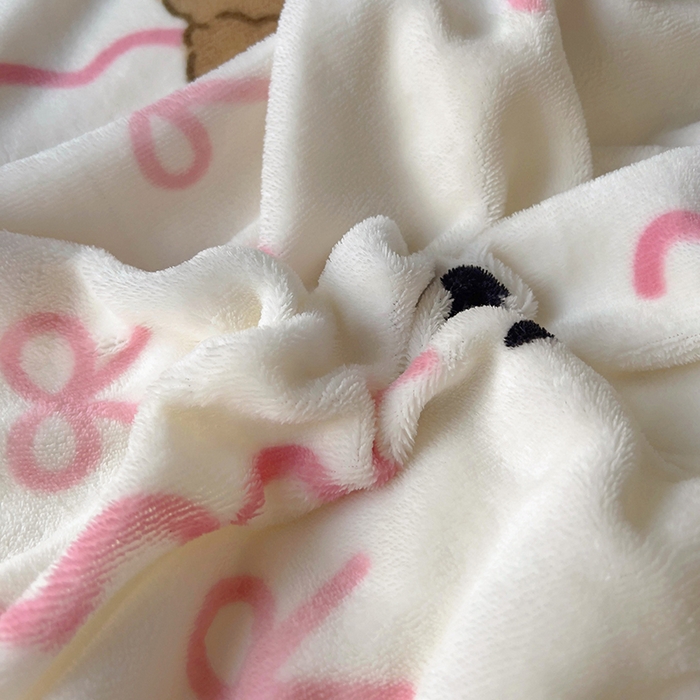 91家纺网 家纺一手货源 找家纺 美梦家纺 2024新款牛奶绒简单款夹棉床盖四件套 青涩粉