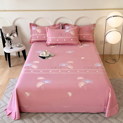 91家纺网 家纺一手货源 找家纺 （总）铭成 2024新款全棉生态喷气加厚磨毛单品床单