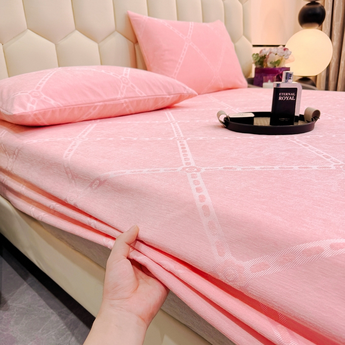 91家纺网 家纺一手货源 找家纺 （总）太阳树家纺 2025新款A类雪尼尔提花绒床笠