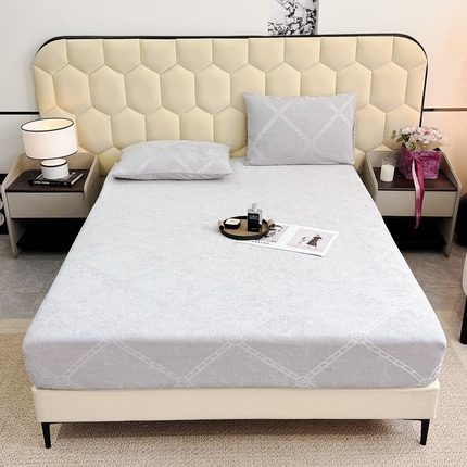 91家纺网 家纺一手货源 找家纺 （总）太阳树家纺 2025新款A类雪尼尔提花绒床笠