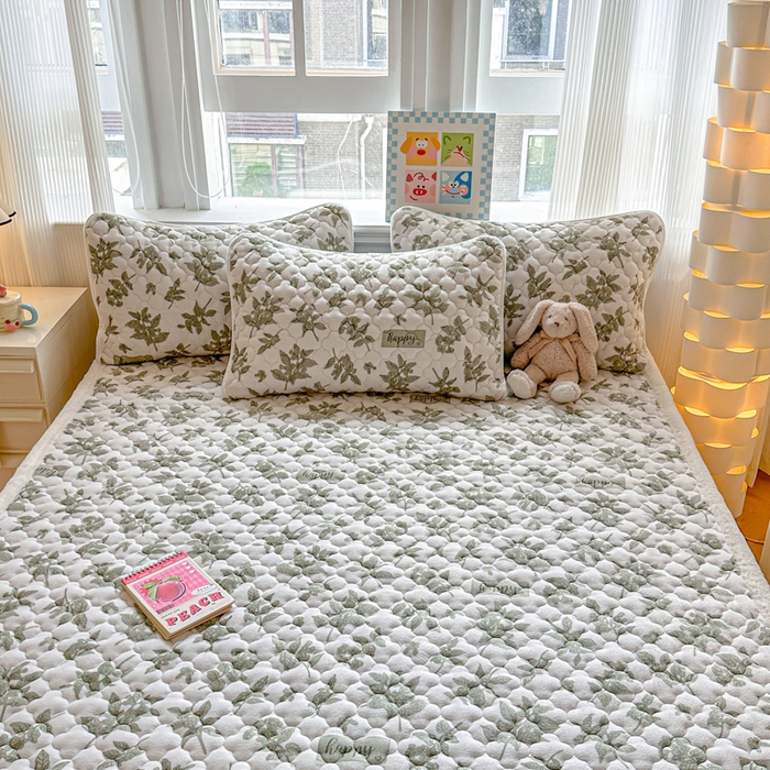 91家纺网 家纺一手货源 找家纺 慕尚家纺 2025牛奶绒床盖床褥被套三件套四件套 床垫-冬暖