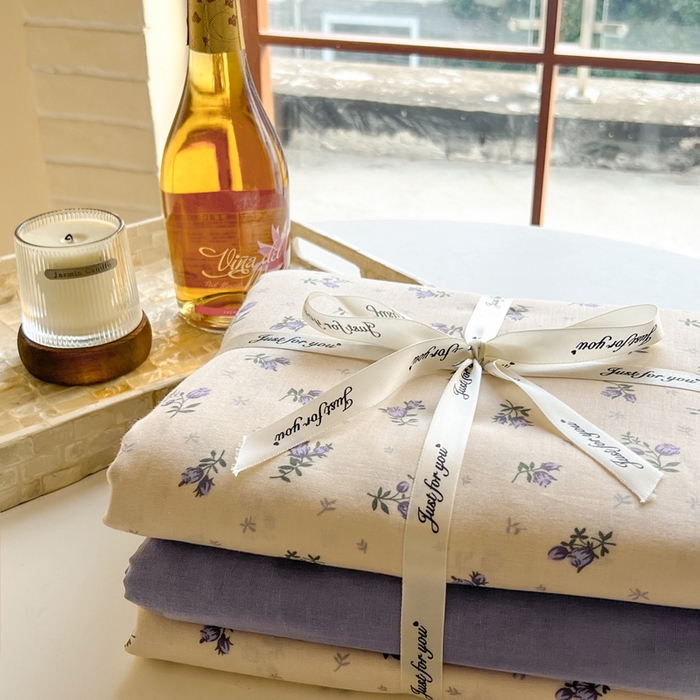 91家纺网 家纺一手货源 找家纺 一比一家纺 2026新款全棉母婴级抗菌有氧全棉双层纱亲肤全棉小清新印花三件套四件套 不止玫瑰