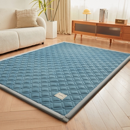 91家纺网 家纺一手货源 找家纺 （总）爱思凯家纺 2025新款【爬爬垫-地垫-脚垫-床边地毯-防滑垫-床褥-床垫保护垫】-宝宝绒-法芙地垫