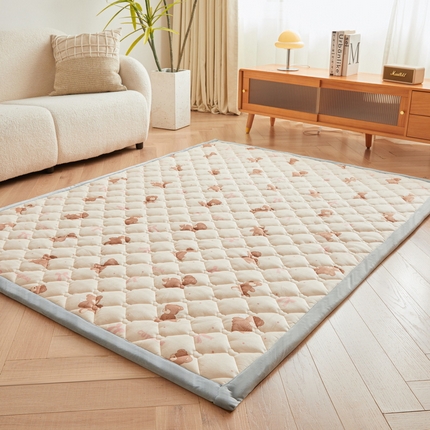 91家纺网 家纺一手货源 找家纺 （总）爱思凯家纺 2025新款【爬爬垫-地垫-脚垫-床边地毯-防滑垫-床褥-床垫保护垫】-宝宝绒-法芙地垫