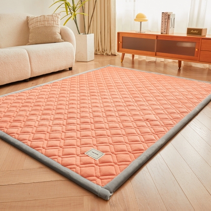 91家纺网 家纺一手货源 找家纺 （总）爱思凯家纺 2025新款【爬爬垫-地垫-脚垫-床边地毯-防滑垫-床褥-床垫保护垫】-宝宝绒-法芙地垫