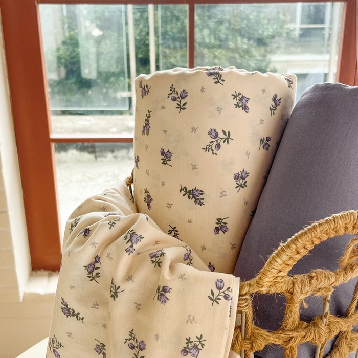 91家纺网 家纺一手货源 找家纺 一比一家纺 2026新款全棉母婴级抗菌有氧全棉双层纱亲肤全棉小清新印花三件套四件套 不止玫瑰