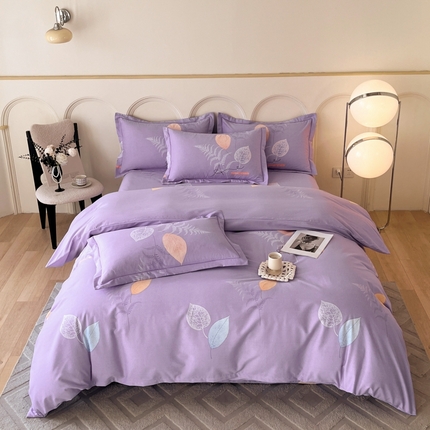 91家纺网 家纺一手货源 找家纺 （总）铭成 2024新款全棉生态喷气加厚磨毛单品被套