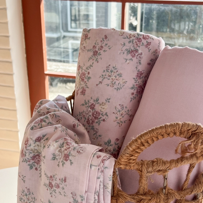 91家纺网 家纺一手货源 找家纺 一比一家纺 2025新款全棉母婴级抗菌有氧全棉双层纱亲肤全棉小清新印花三件套四件套 丽莎