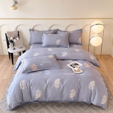 91家纺网 家纺一手货源 找家纺 （总）铭成 2024新款全棉生态喷气加厚磨毛单品被套