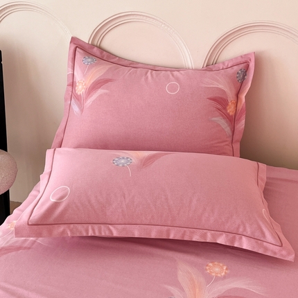 91家纺网 家纺一手货源 找家纺 （总）铭成 2024新款全棉生态喷气加厚磨毛单品枕套