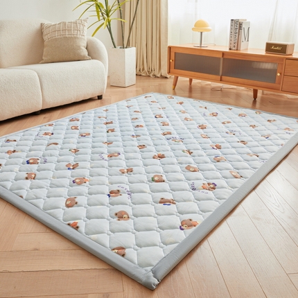 91家纺网 家纺一手货源 找家纺 （总）爱思凯家纺 2025新款【爬爬垫-地垫-脚垫-床边地毯-防滑垫-床褥-床垫保护垫】-宝宝绒-法芙地垫