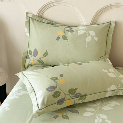 91家纺网 家纺一手货源 找家纺 （总）铭成 2024新款全棉生态喷气加厚磨毛单品枕套