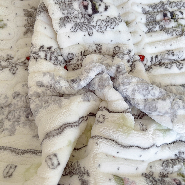 91家纺网 家纺一手货源 找家纺 美梦家纺 2024新款牛奶绒花边款夹棉床盖三件套 花边-漫生活