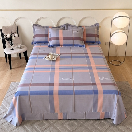 91家纺网 家纺一手货源 找家纺 （总）铭成 2024新款全棉生态喷气加厚磨毛单品床单