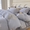 91家纺网 家纺一手货源 找家纺 铭成 2024新款全棉生态喷气加厚磨毛四件套抒情花季-灰