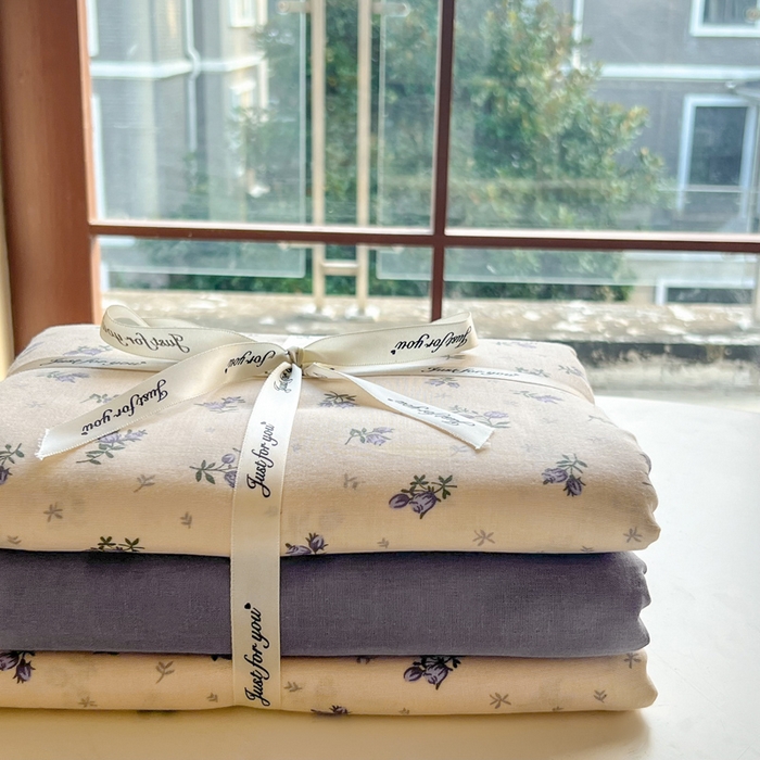 91家纺网 家纺一手货源 找家纺 一比一家纺 2026新款全棉母婴级抗菌有氧全棉双层纱亲肤全棉小清新印花三件套四件套 不止玫瑰