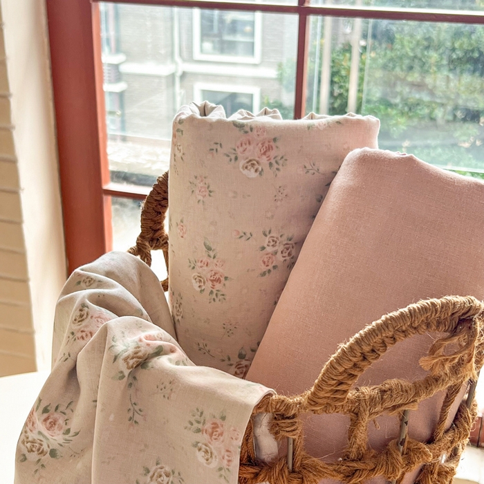 91家纺网 家纺一手货源 找家纺 一比一家纺 2026新款全棉母婴级抗菌有氧全棉双层纱亲肤全棉小清新印花三件套四件套 半岛红茶