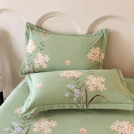 91家纺网 家纺一手货源 找家纺 （总）铭成 2024新款全棉生态喷气加厚磨毛单品枕套