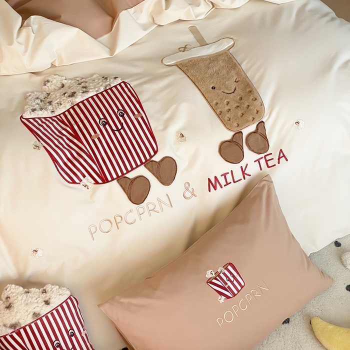 91家纺网 家纺一手货源 找家纺 朗莎家纺 2024新款卡通系列磨毛五件套 一夜暴富