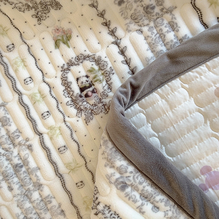 91家纺网 家纺一手货源 找家纺 美梦家纺 2024新款牛奶绒简单款夹棉床盖四件套 漫生活